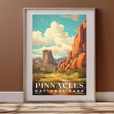 Pinnacles National Park Poster, Travel Art, Office Poster, Home Decor | S6 - image4